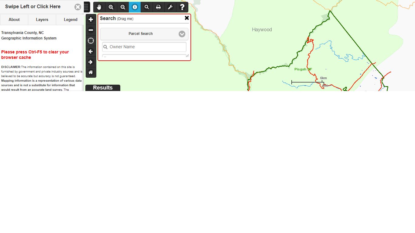 Transylvania County NC WebGIS